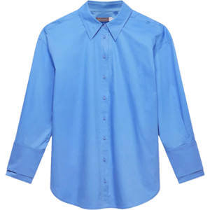 Mint Velvet Blue Cotton Shirt